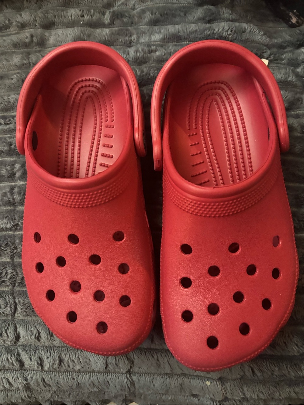 CROCS Kids Classic Clog Sandals in Red